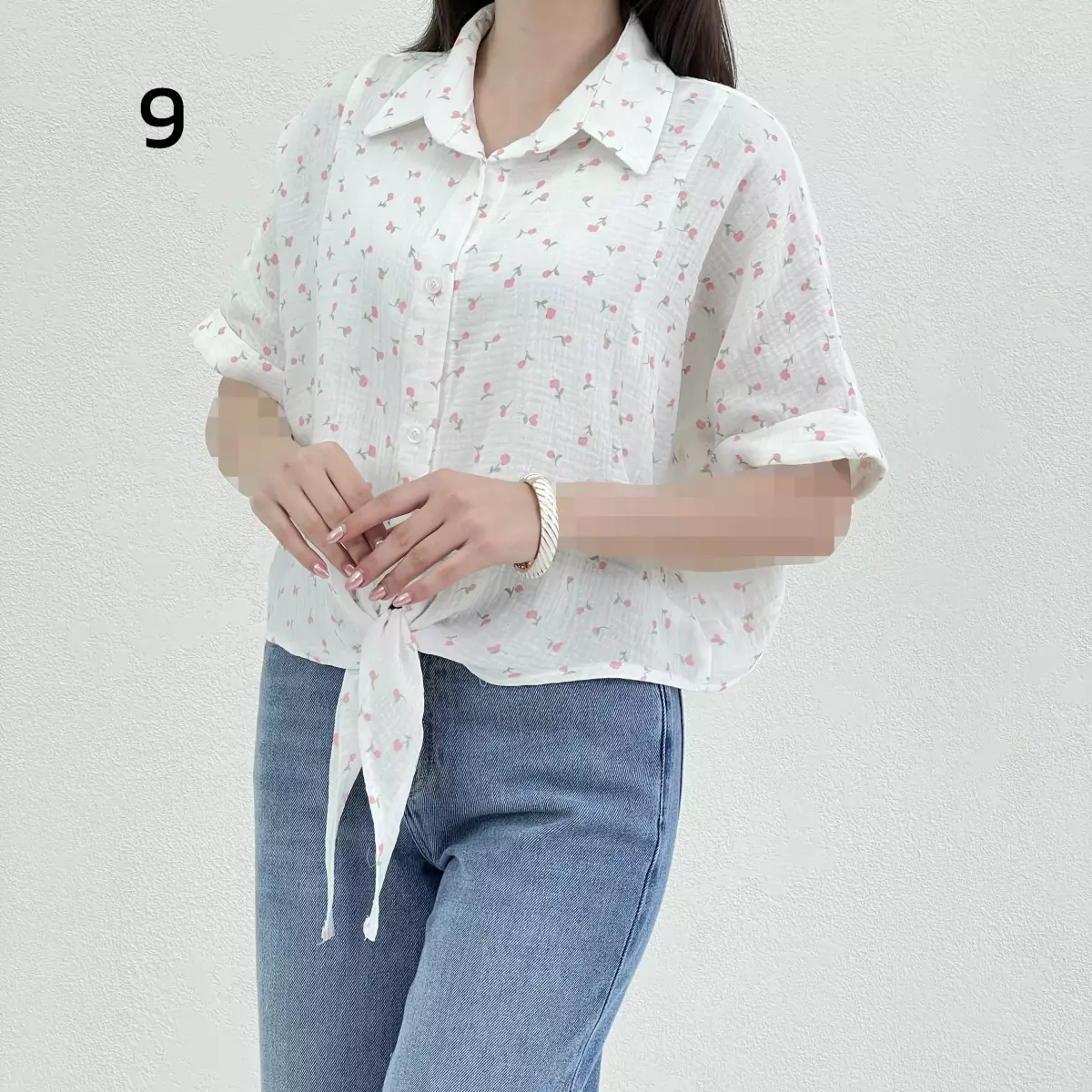 شومیز زنانه جلو گره ای
