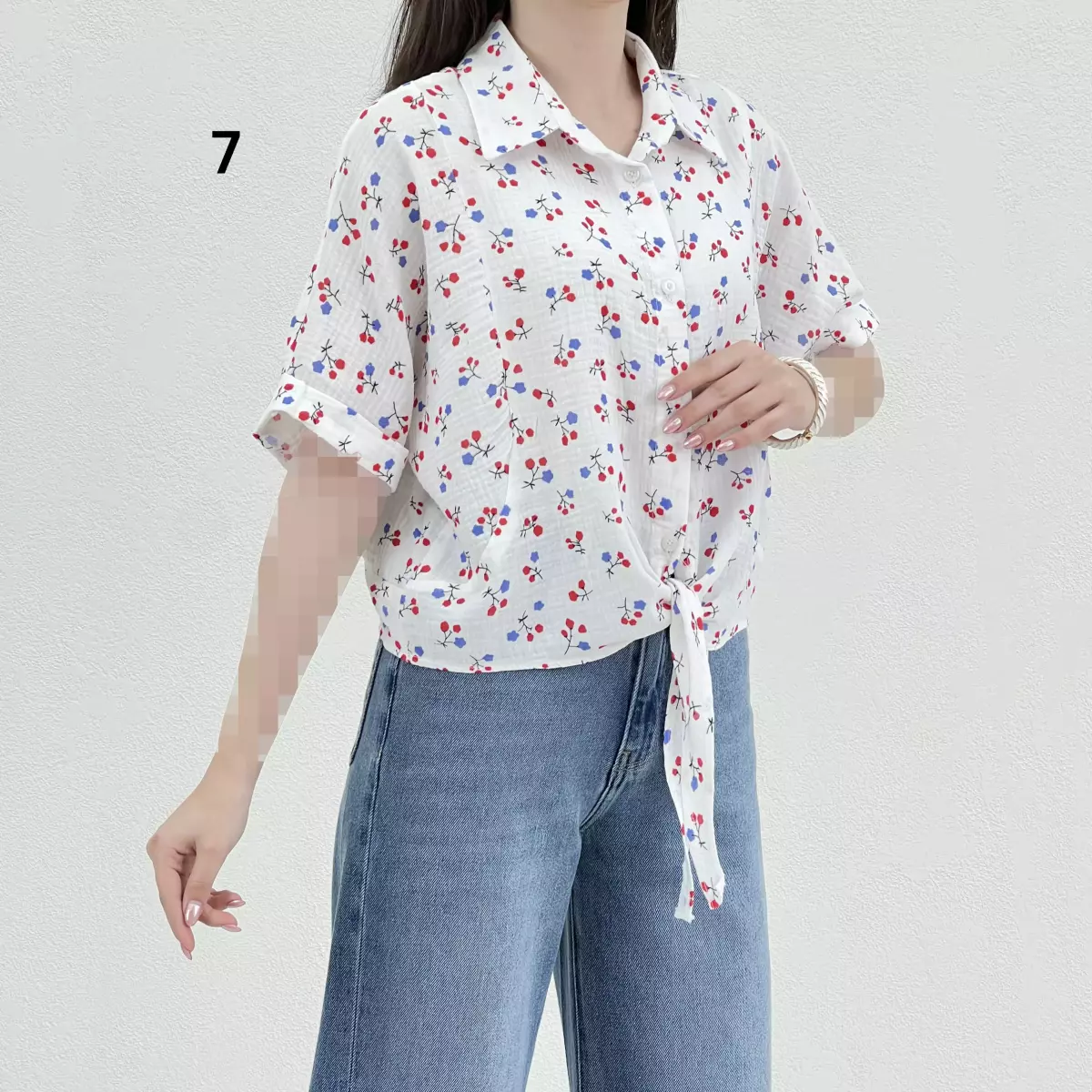 شومیز زنانه جلو گره ای