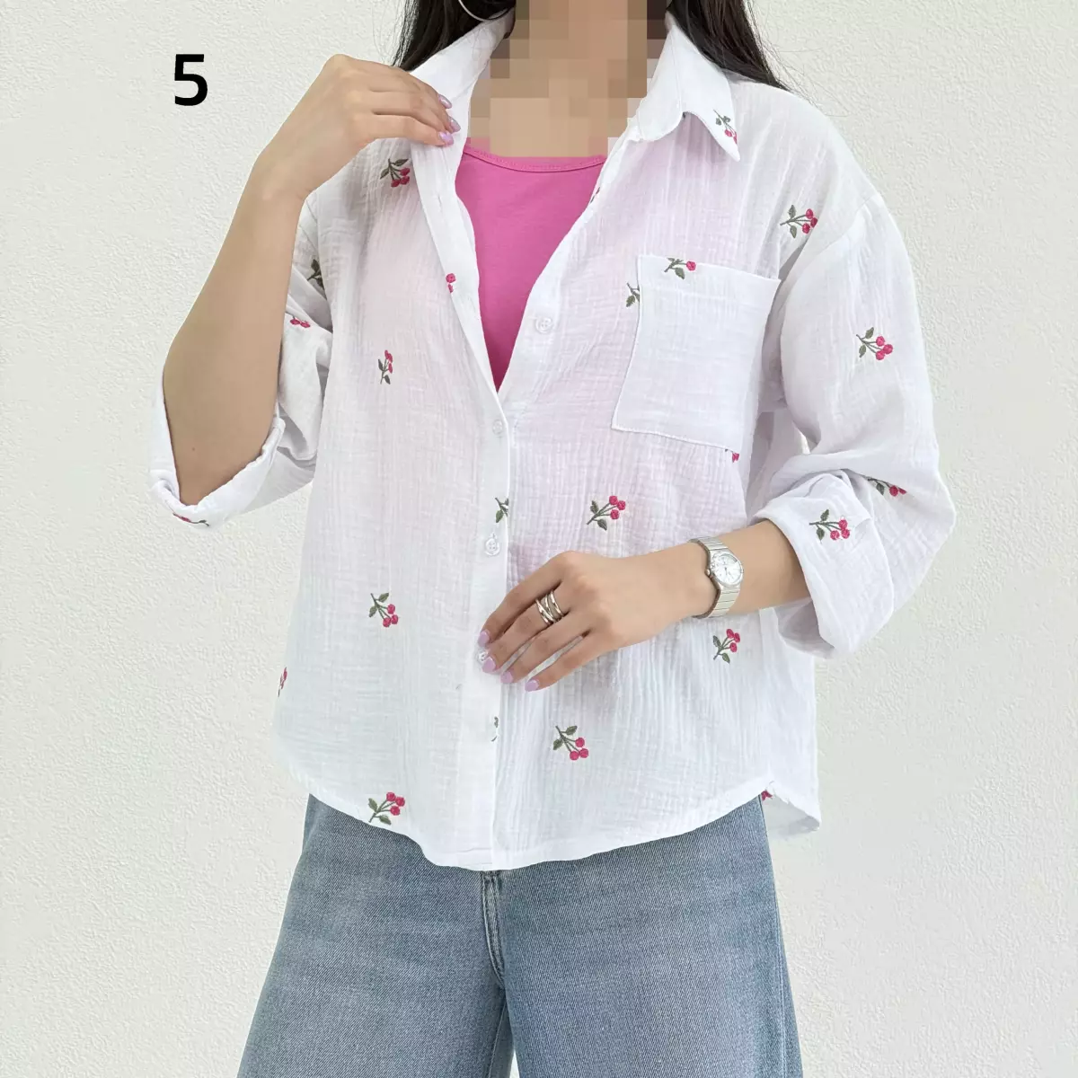 شومیز زنانه گلدوزی