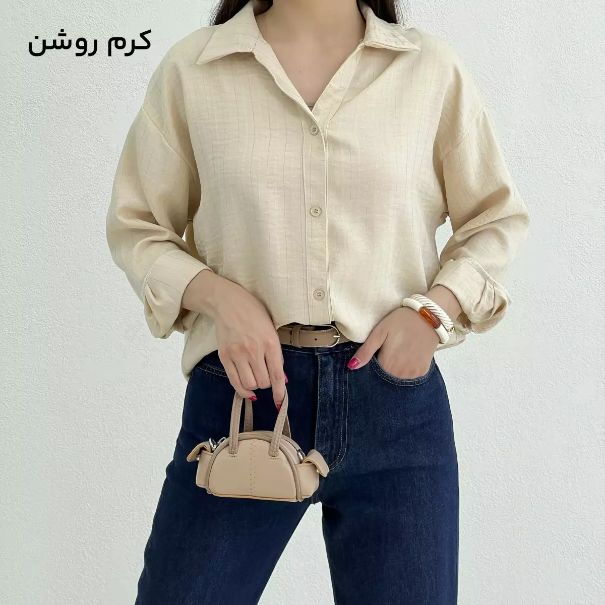 شومیز زنانه پشت دکمه