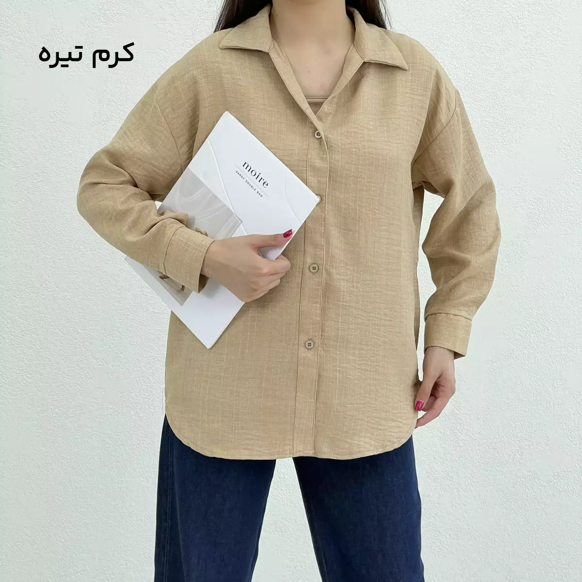 شومیز زنانه پشت دکمه