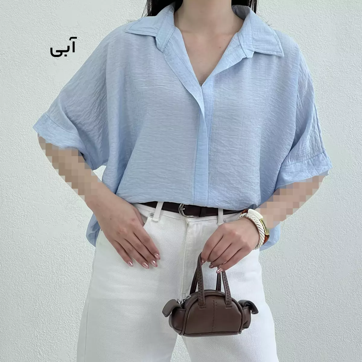 شومیز کراپ زنانه کیمونو