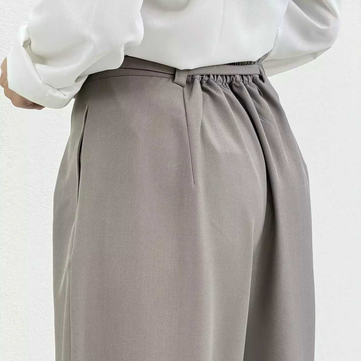 شلوار پارچه ای بگ زنانه