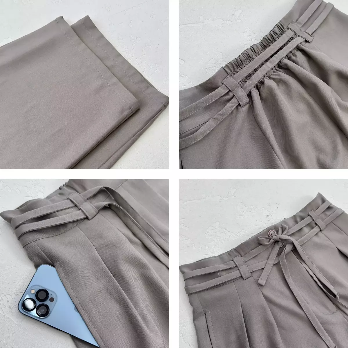 شلوار پارچه ای بگ زنانه