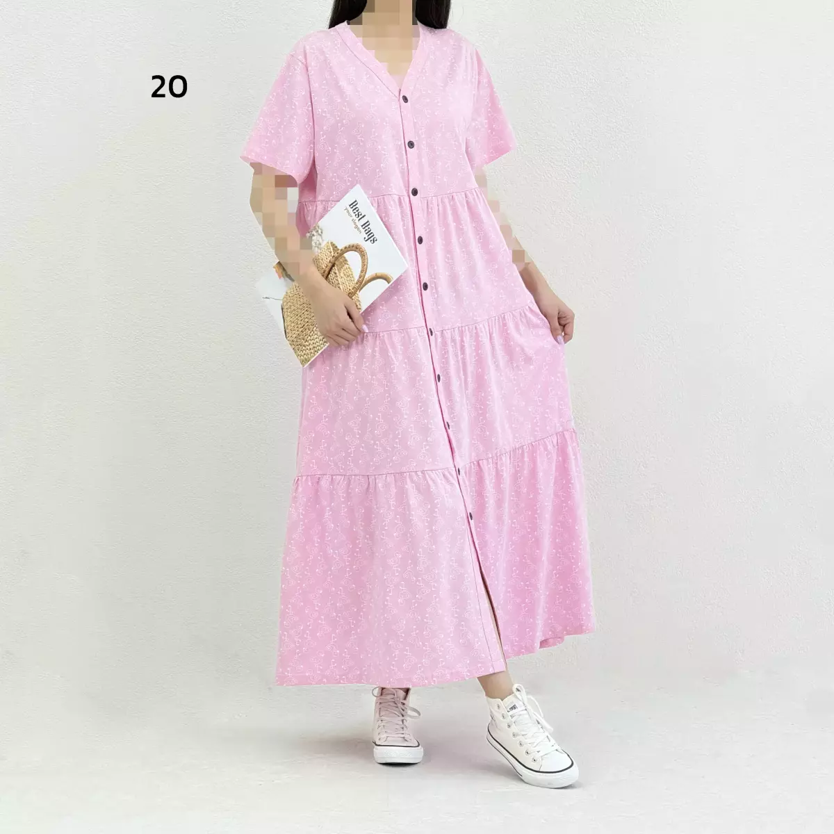 پیراهن زنانه بلند میکس