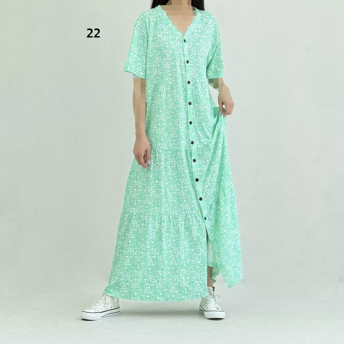 پیراهن زنانه بلند میکس