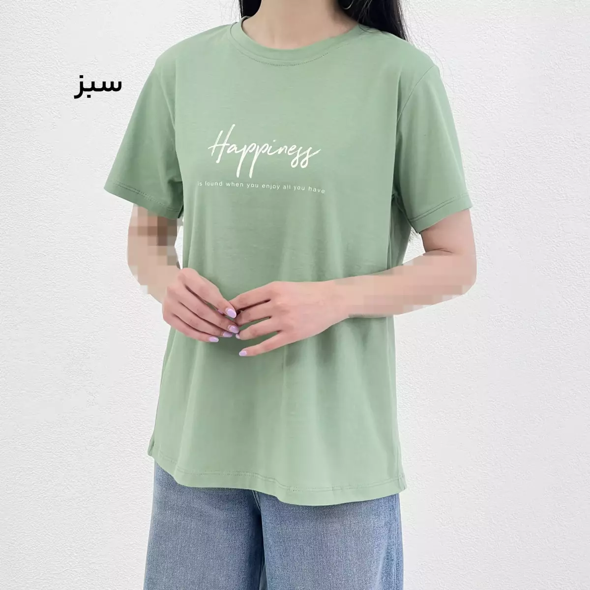 تیشرت زنانه یقه گرد