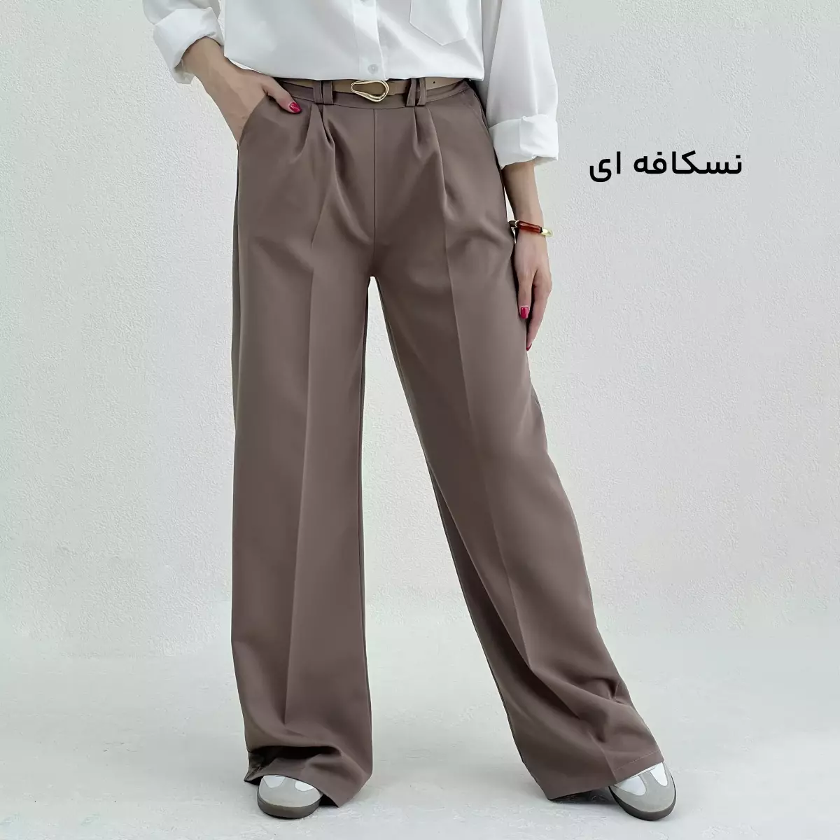 شلوار پارچه ای زنانه کرپ مازراتی