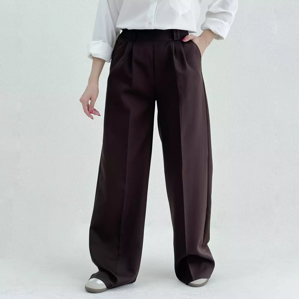 شلوار پارچه ای زنانه کرپ مازراتی