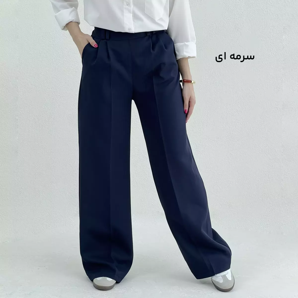 شلوار پارچه ای زنانه کرپ مازراتی