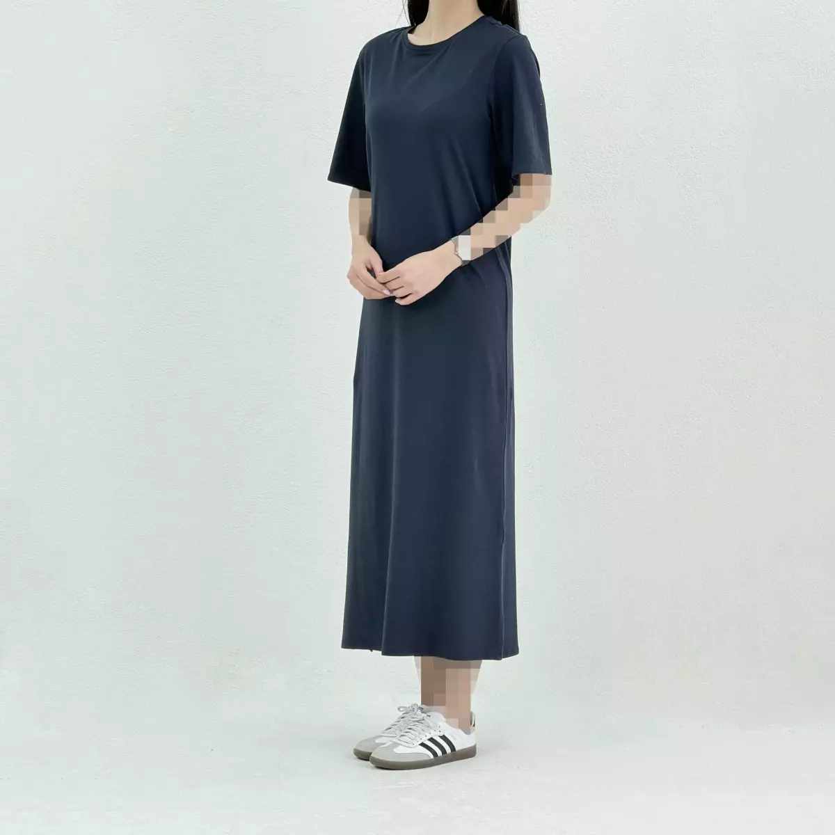 پیراهن بلند زنانه یقه گرد H&M