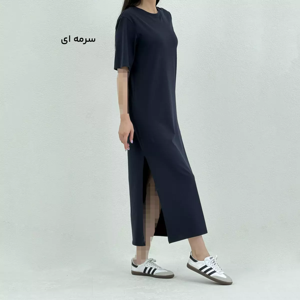 پیراهن بلند زنانه یقه گرد H&M
