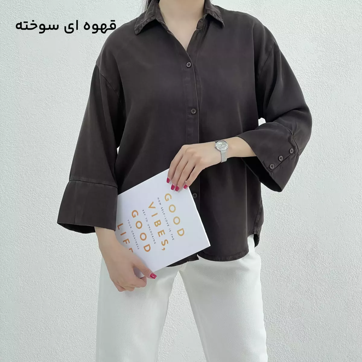 شومیز زنانه آستین سه دکمه
