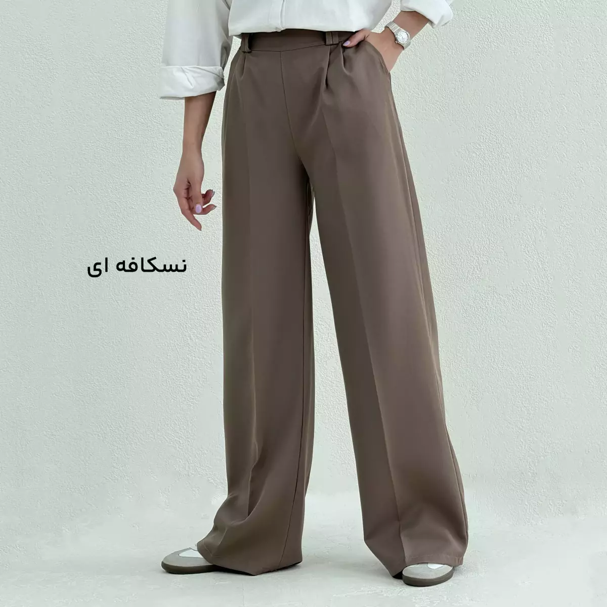 شلوار پارچه ای زنانه کرپ مازراتی