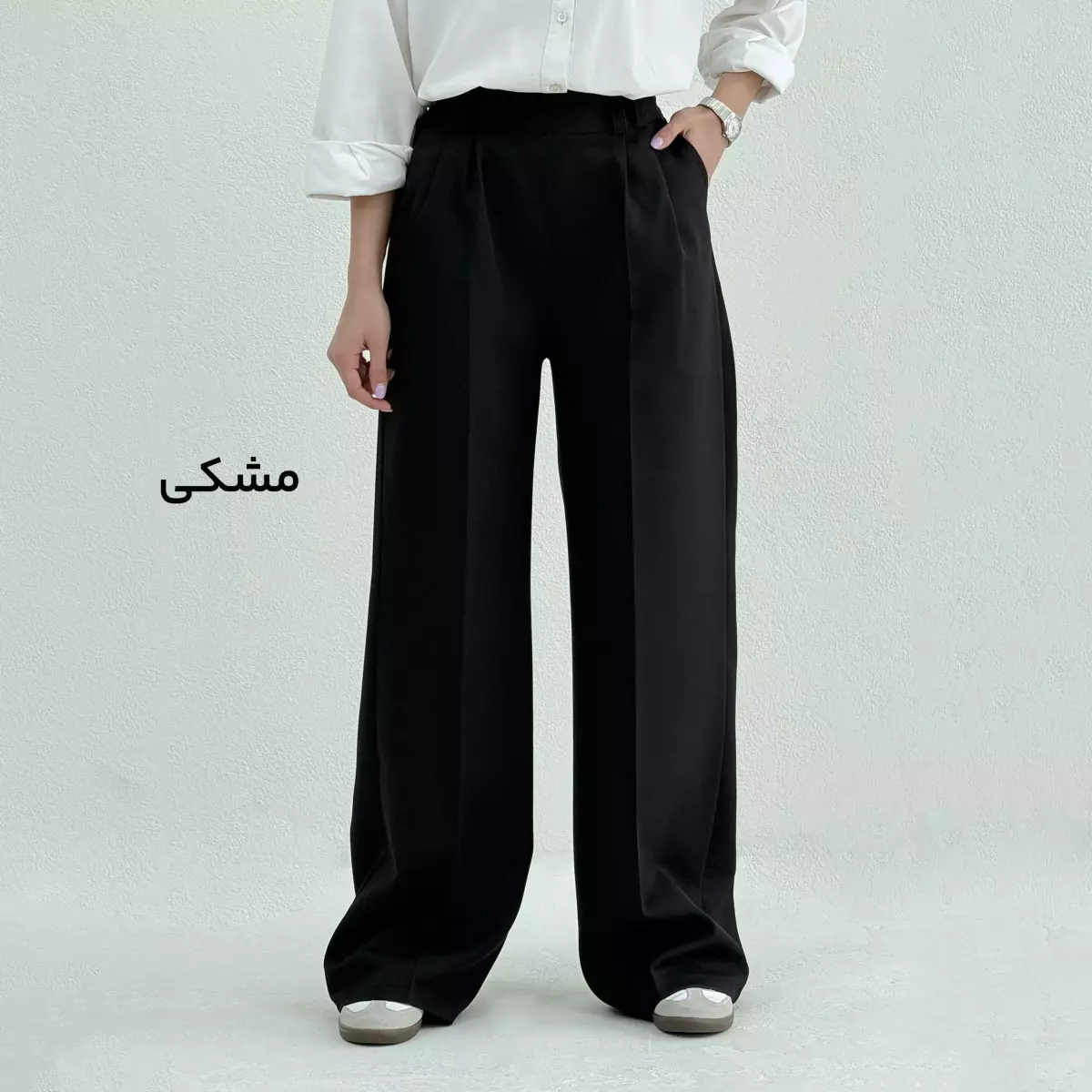 شلوار پارچه ای زنانه کرپ مازراتی