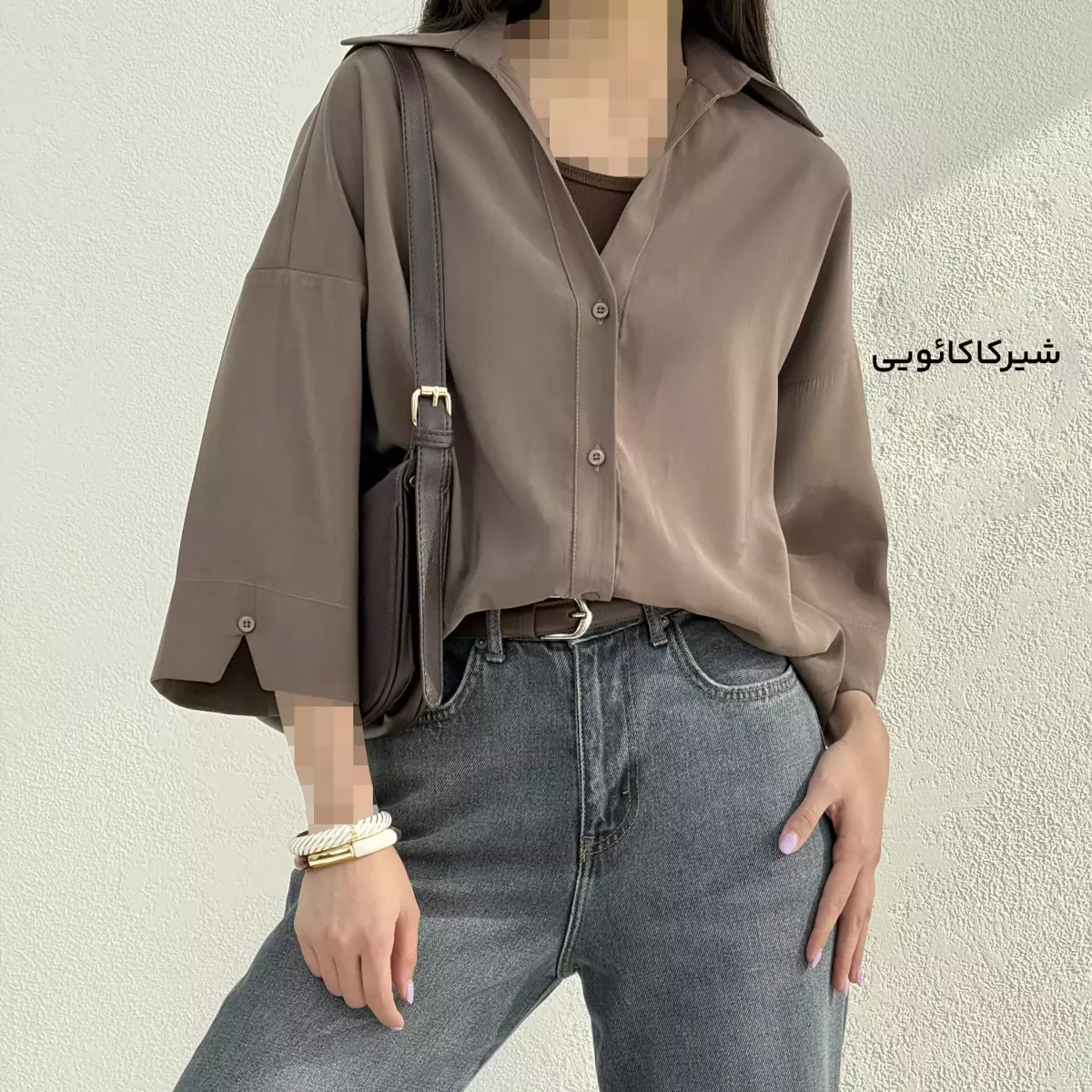 شومیز زنانه سیلک پشت پیله