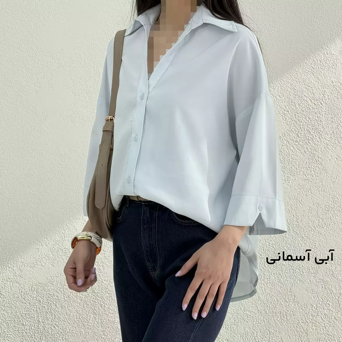 شومیز زنانه سیلک پشت پیله