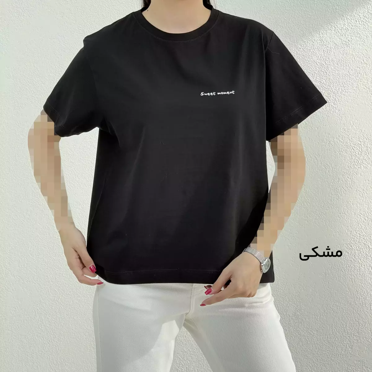 تیشرت زنانه پشت چاپی