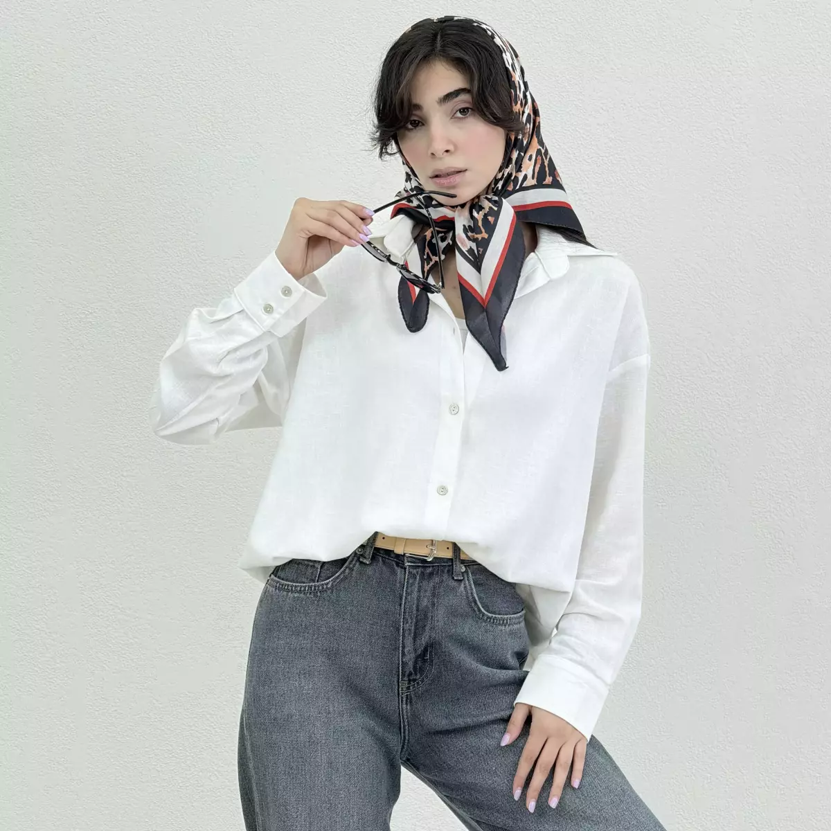 شومیز زنانه لینن پرمیوم