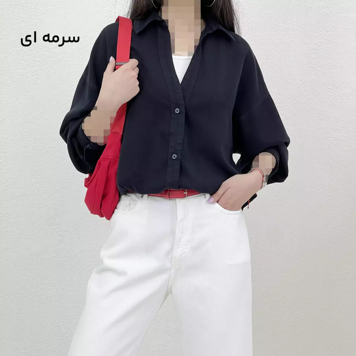 شومیز زنانه کتان سیلک