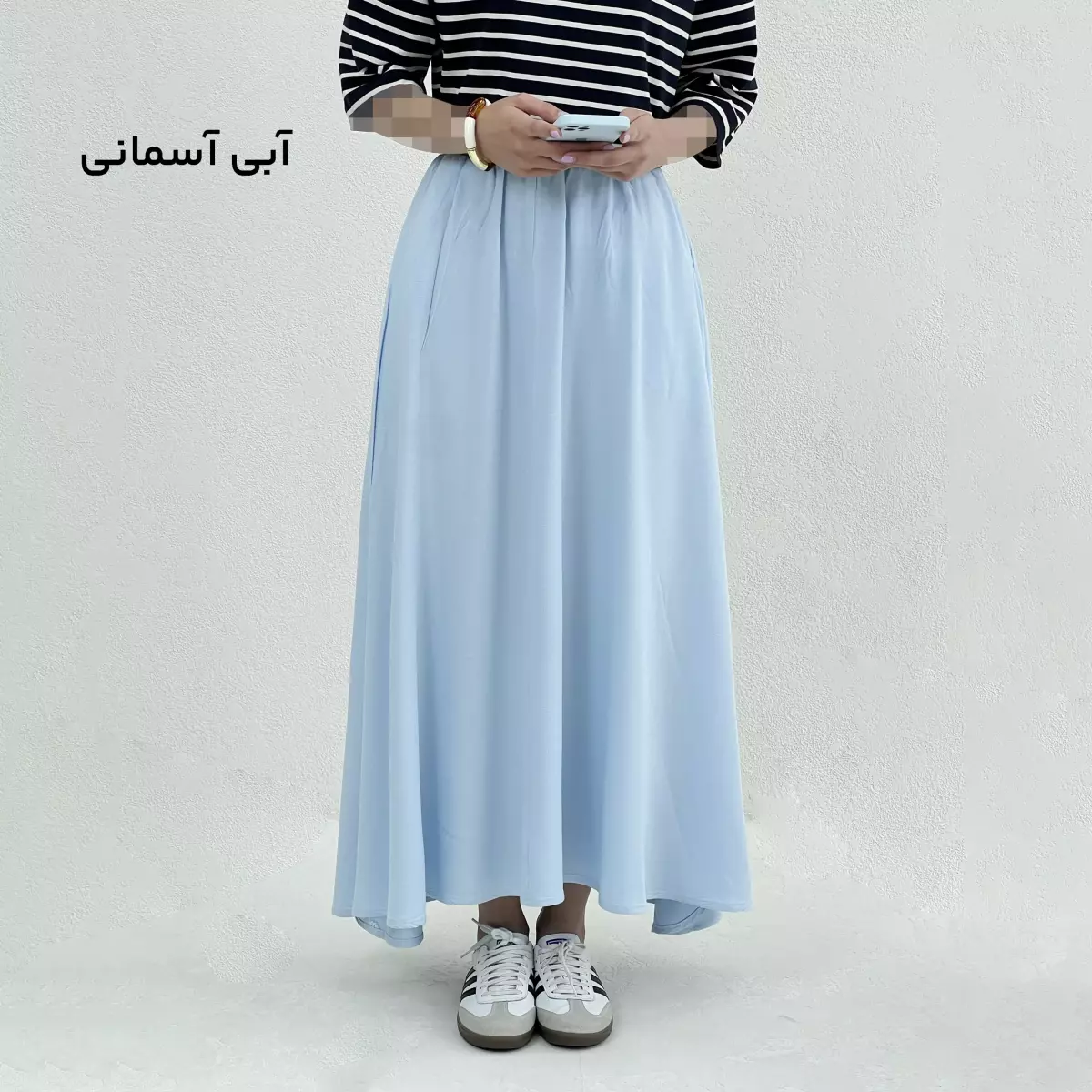 دامن زنانه لینن کمرکش