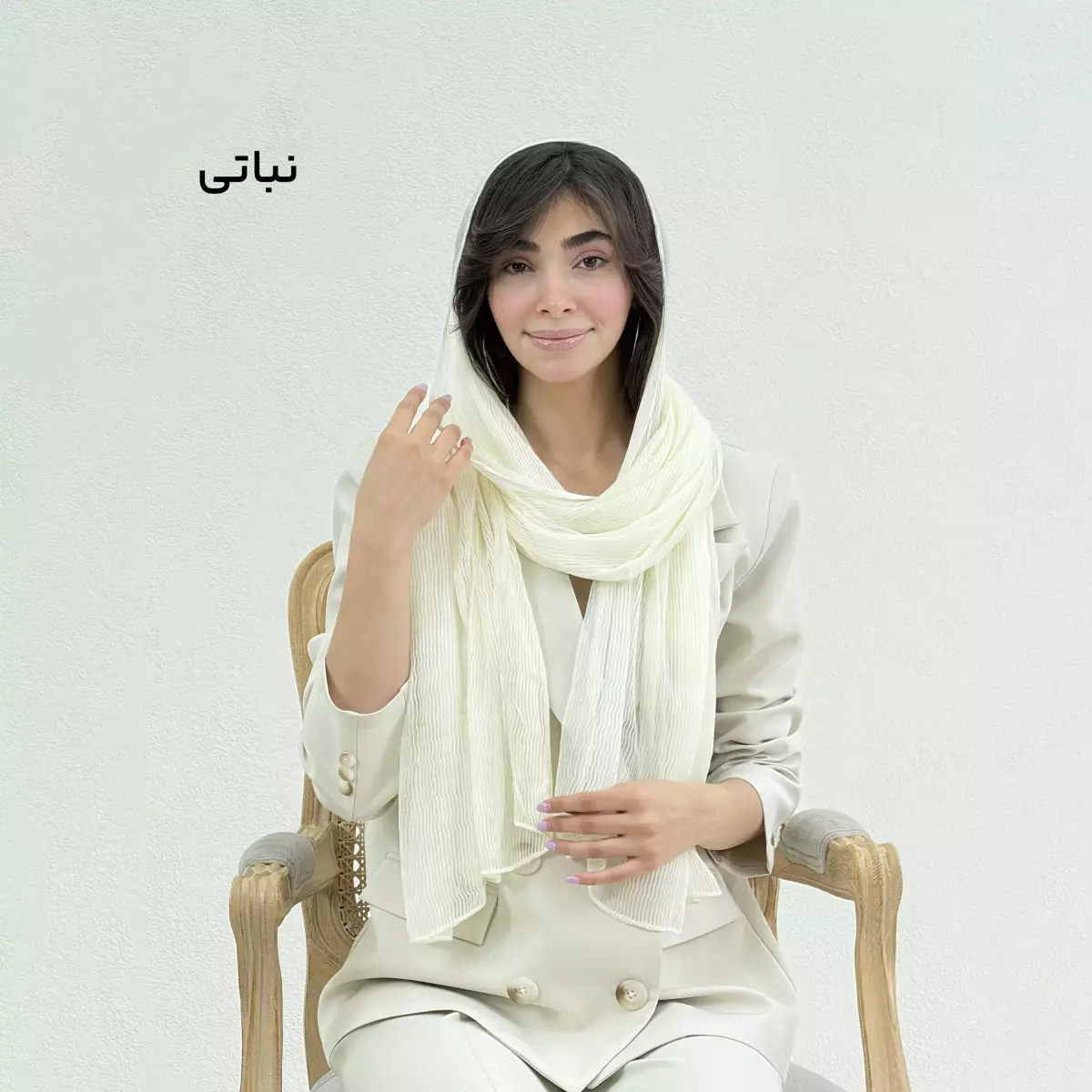 شال زنانه حریر ابریشم
