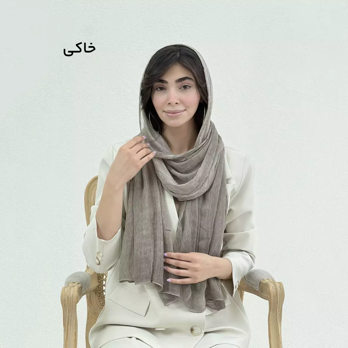 شال زنانه حریر ابریشم