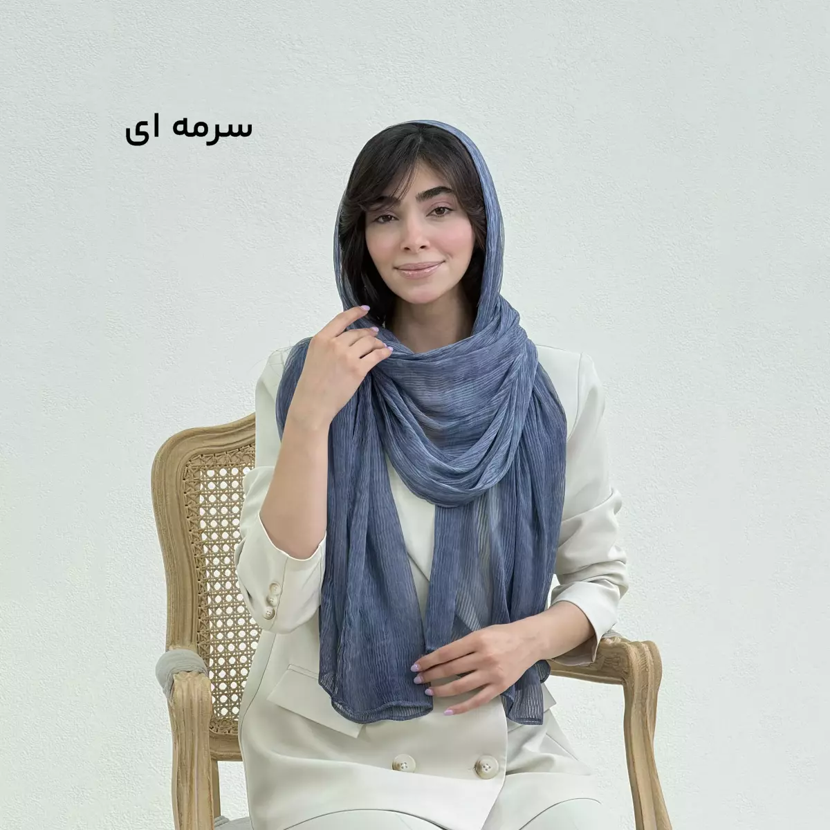 شال زنانه حریر ابریشم