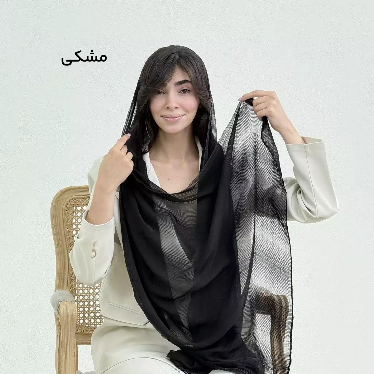 شال زنانه حریر ابریشم
