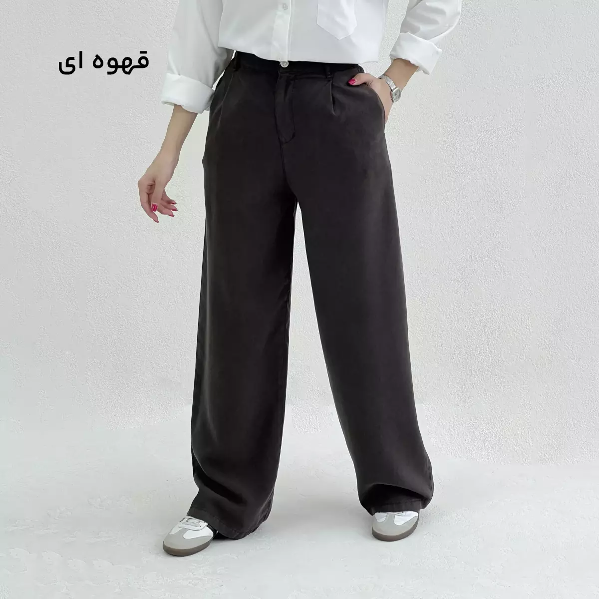 شلوار پارچه ای زنانه پشت کشی
