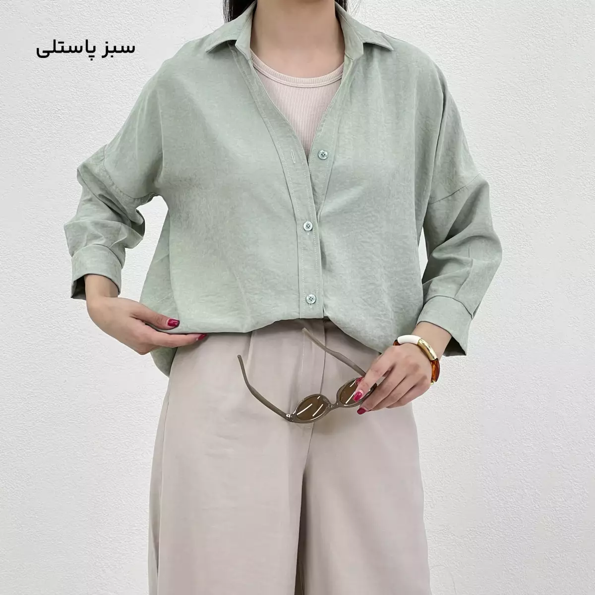 شومیز زنانه پاستلی