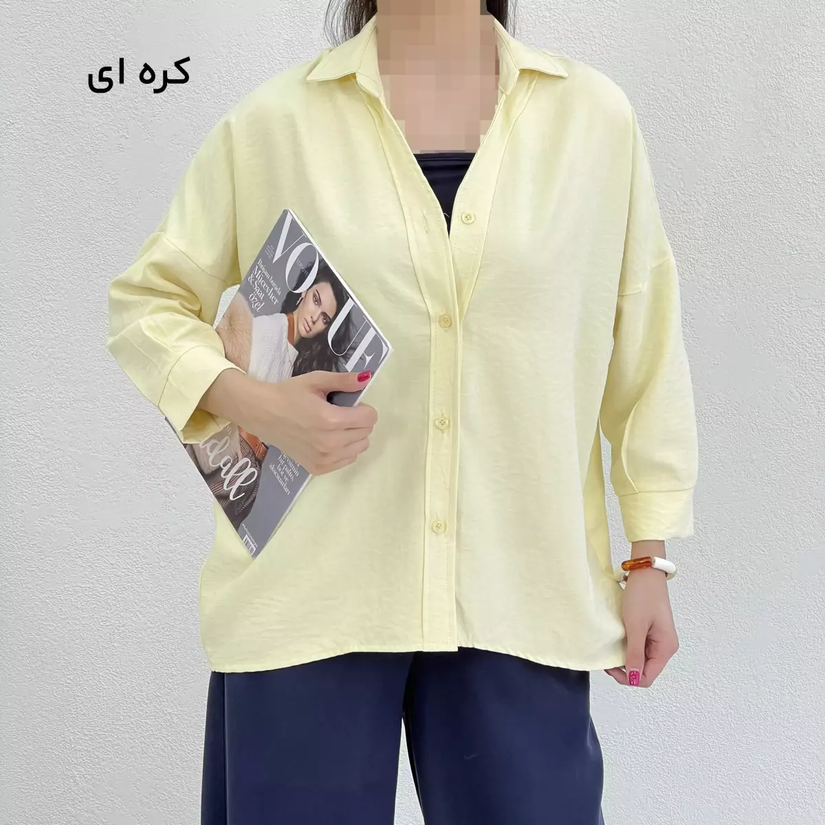شومیز زنانه پاستلی