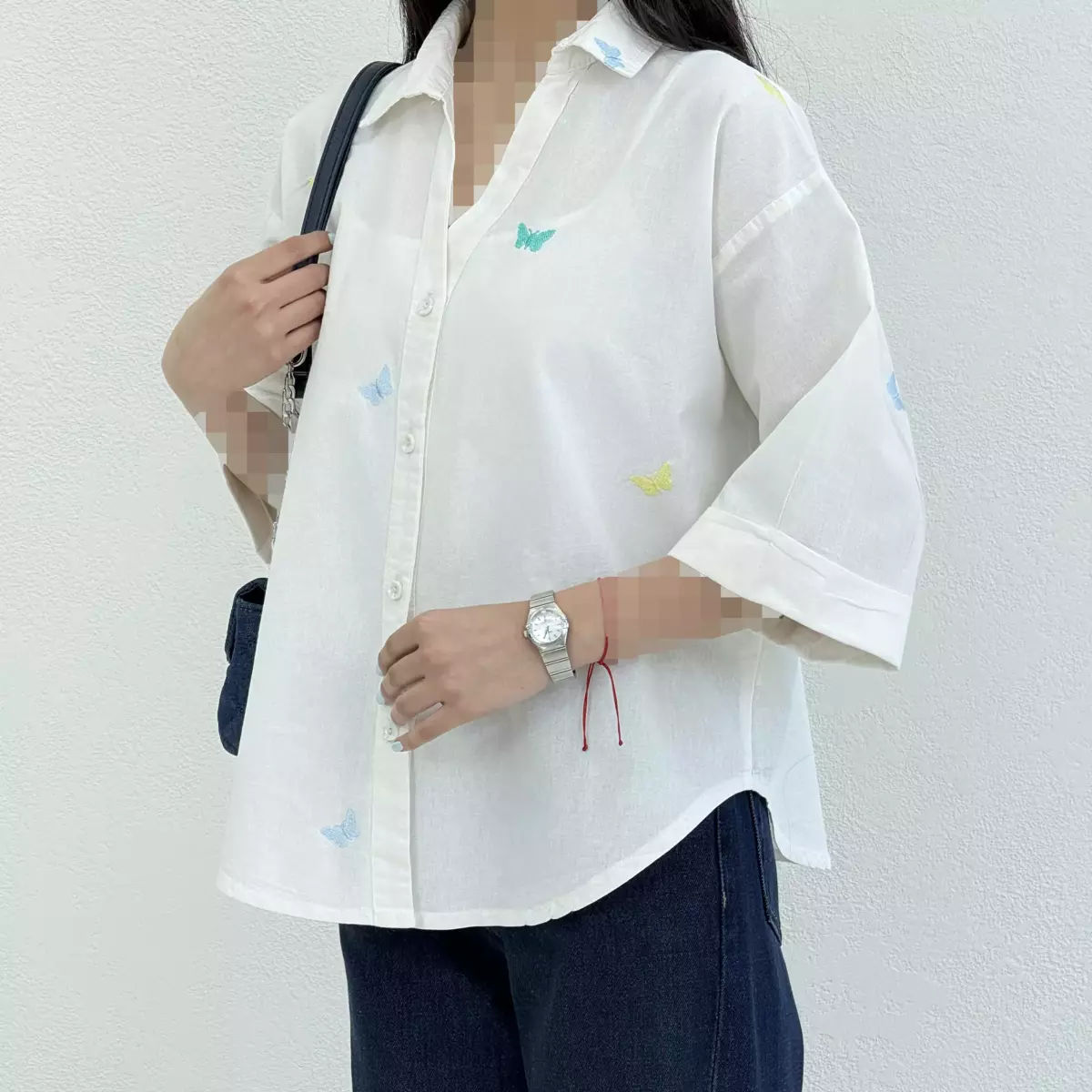 شومیز زنانه طرح پروانه