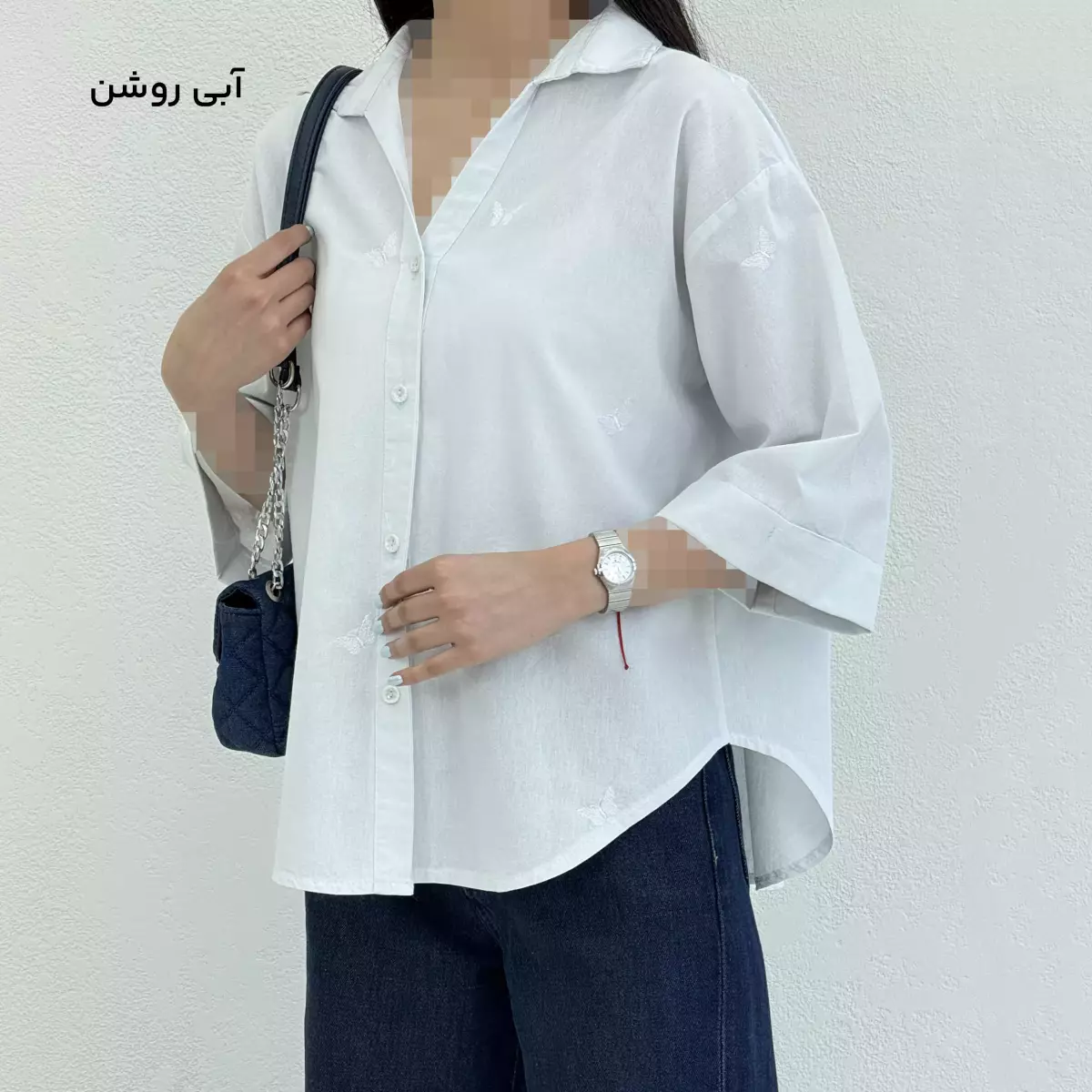 شومیز زنانه طرح پروانه