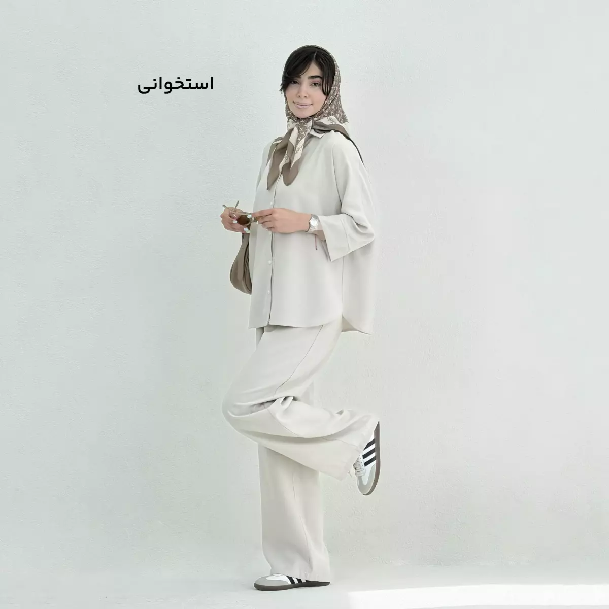 ست اسپرت زنانه سیلک شومیز شلوار