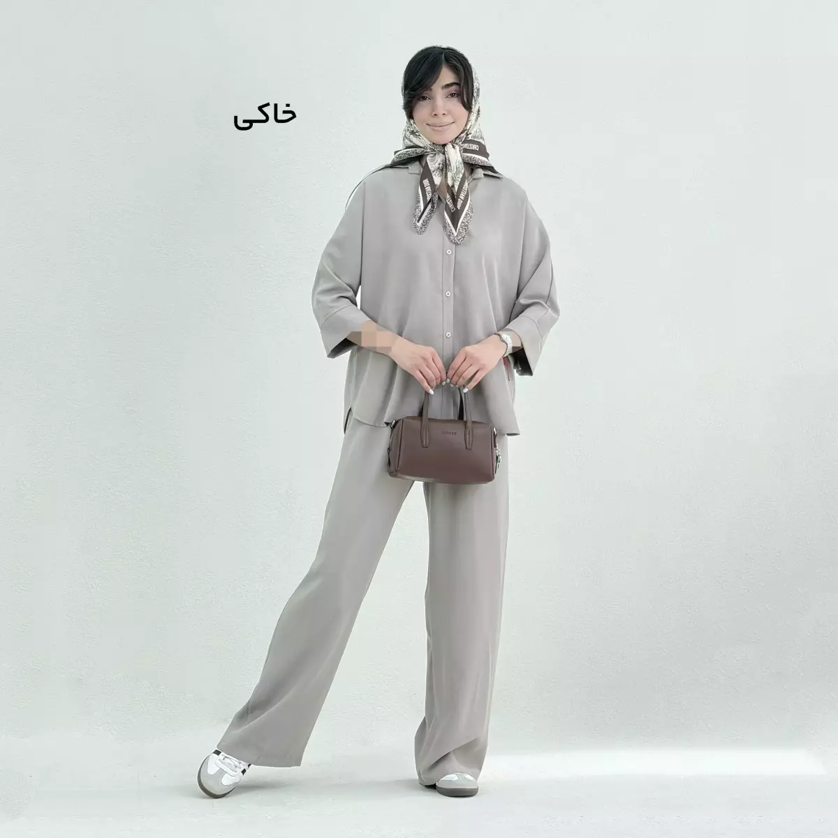 ست اسپرت زنانه سیلک شومیز شلوار