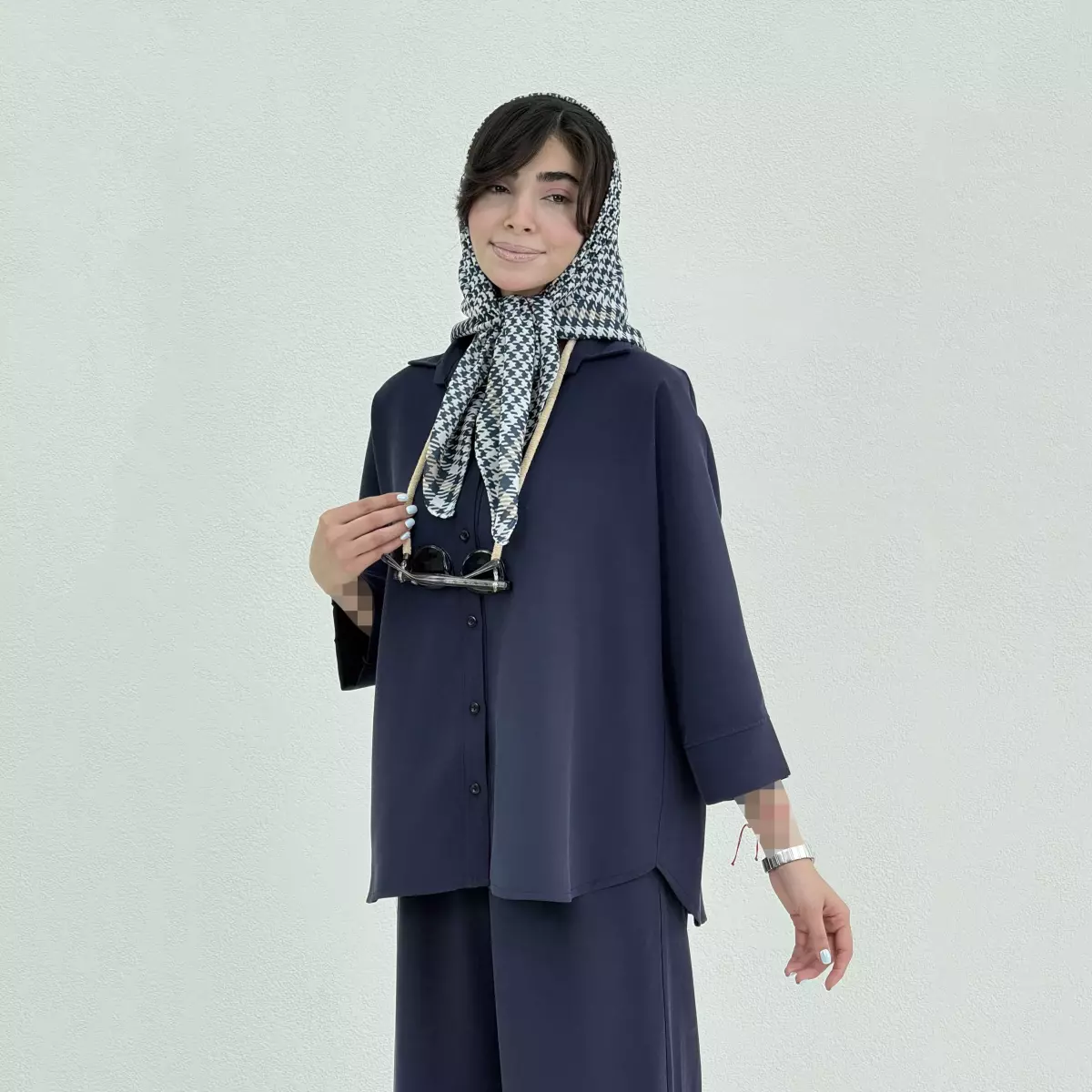 ست اسپرت زنانه سیلک شومیز شلوار