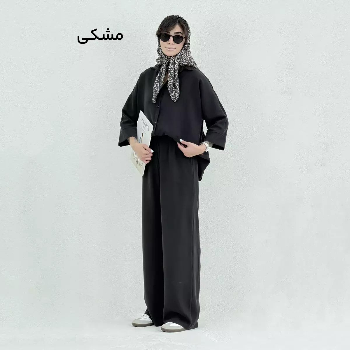 ست اسپرت زنانه سیلک شومیز شلوار