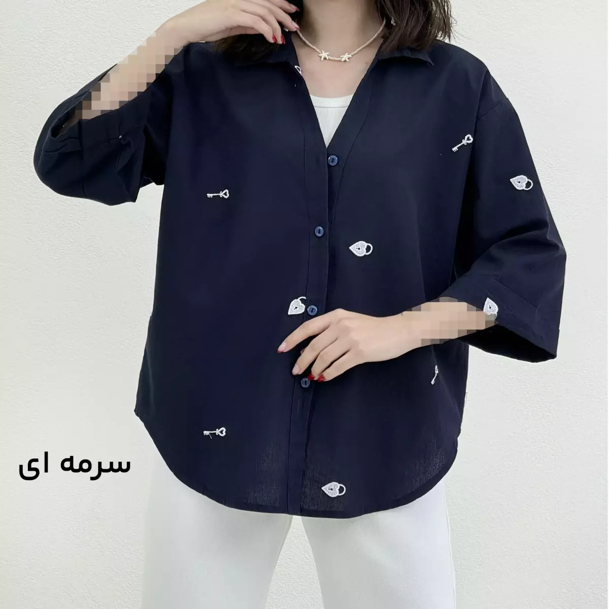 شومیز زنانه قفل و کلید