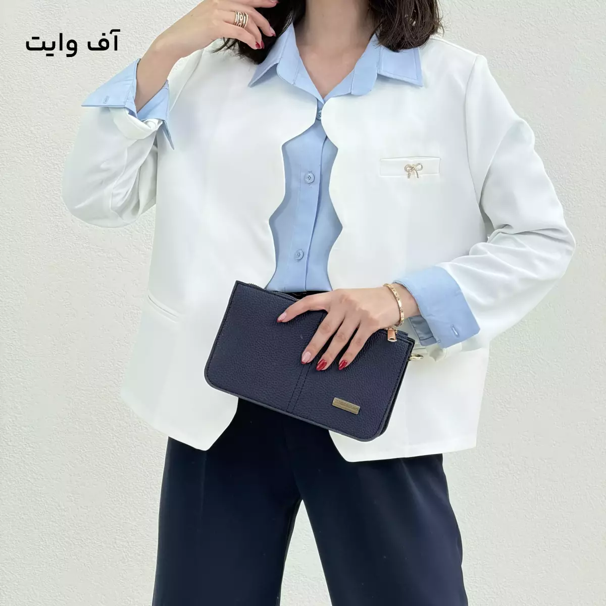 کت کرپ زنانه پاپیون