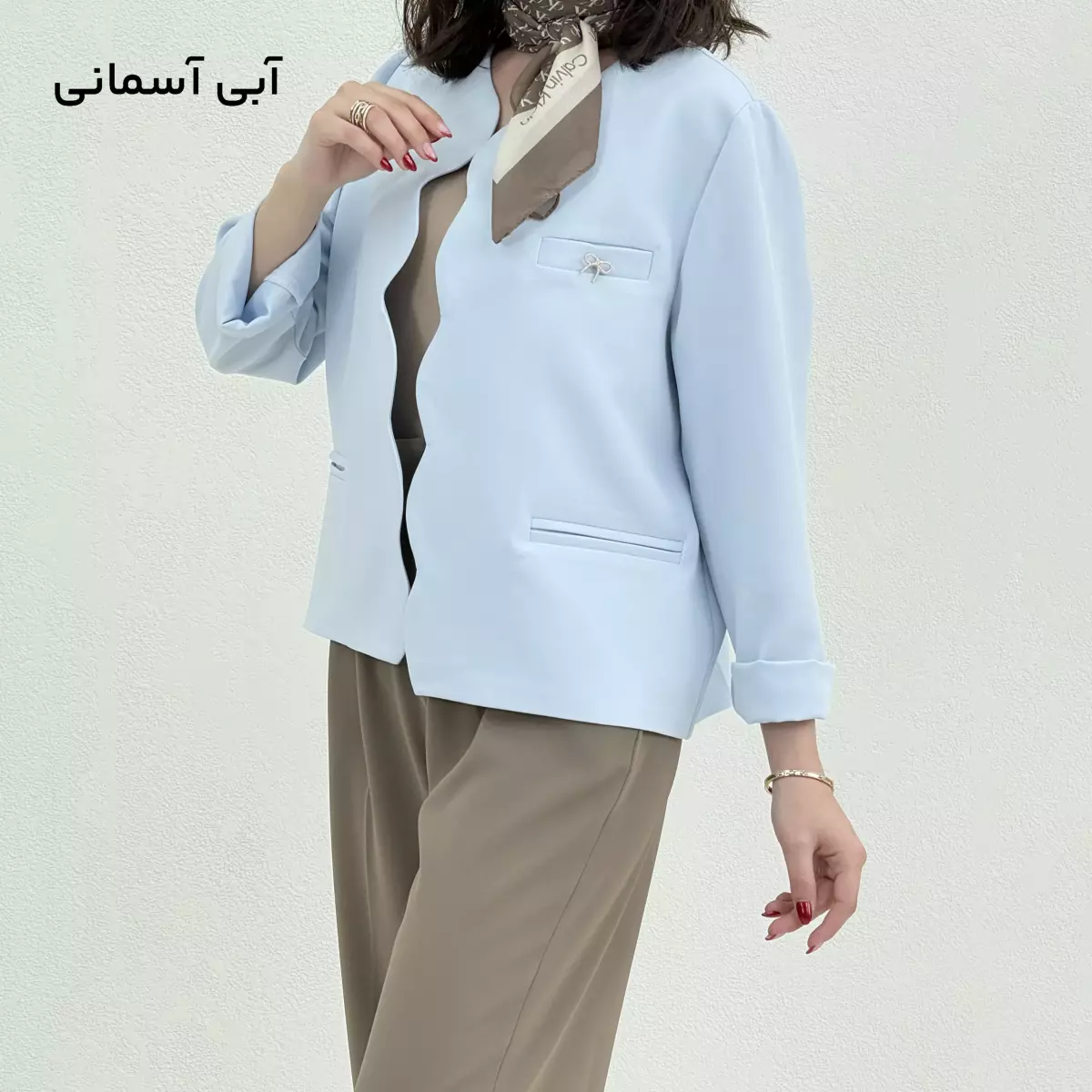 کت کرپ زنانه پاپیون