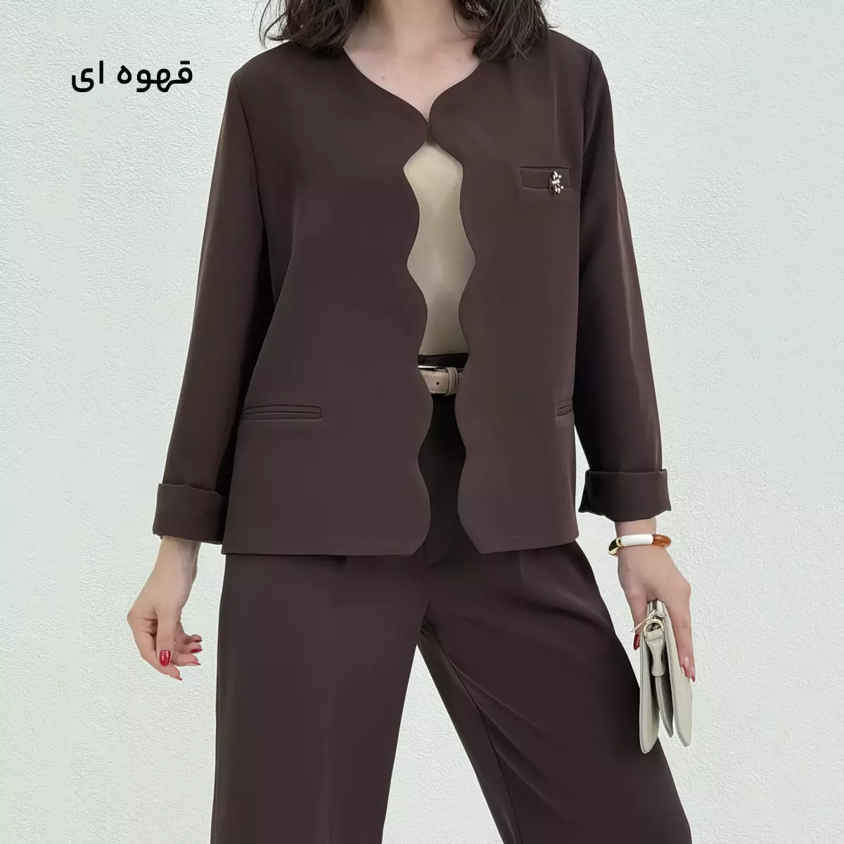 کت کرپ زنانه پاپیون