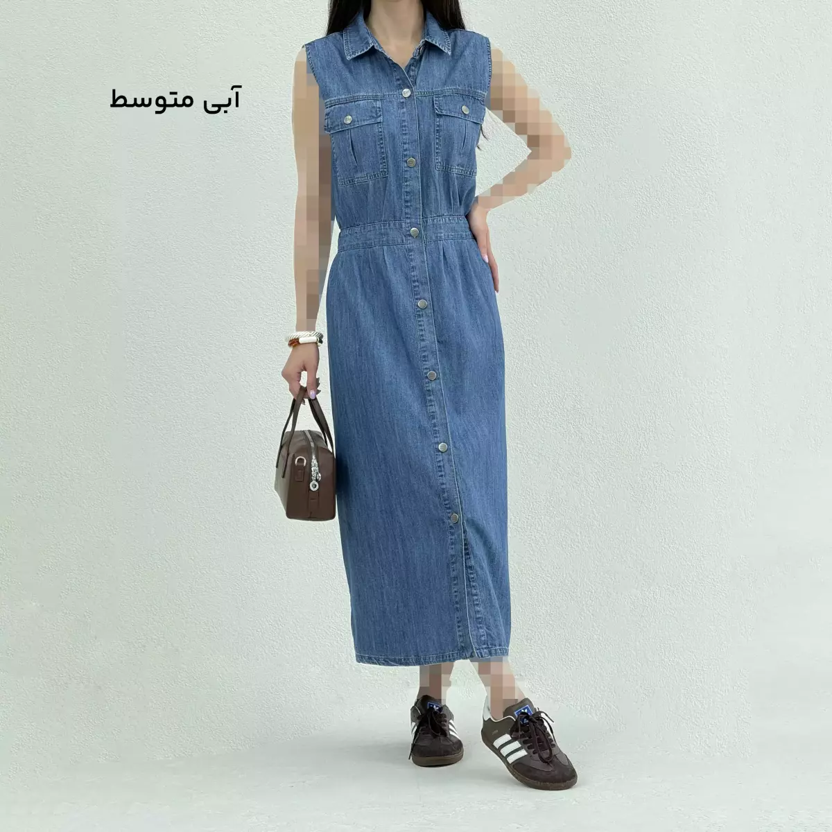 سارافون بلند زنانه جین