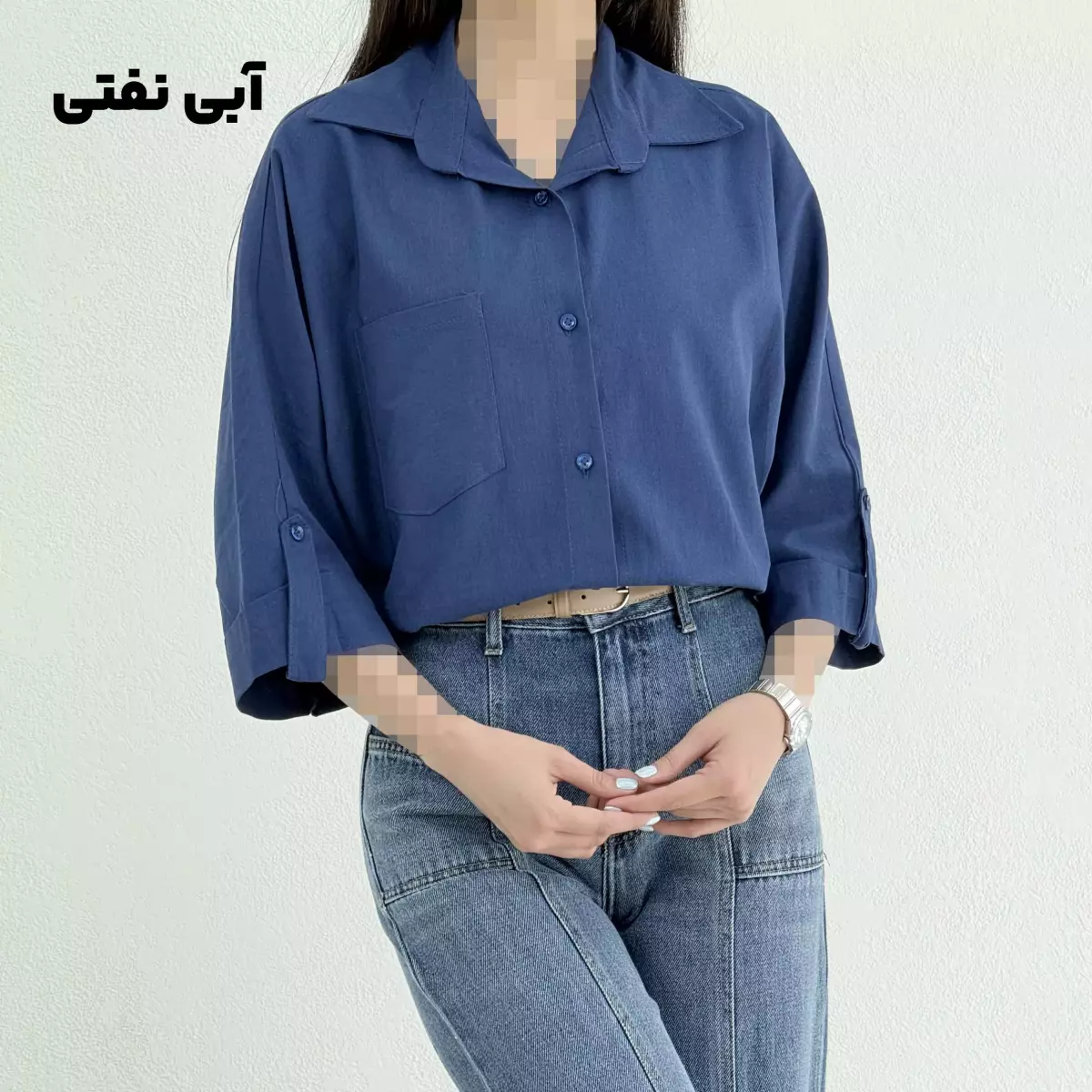 شومیز زنانه تک جیب