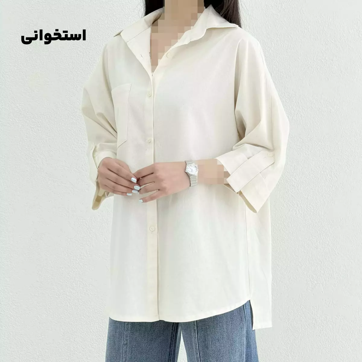 شومیز زنانه تک جیب