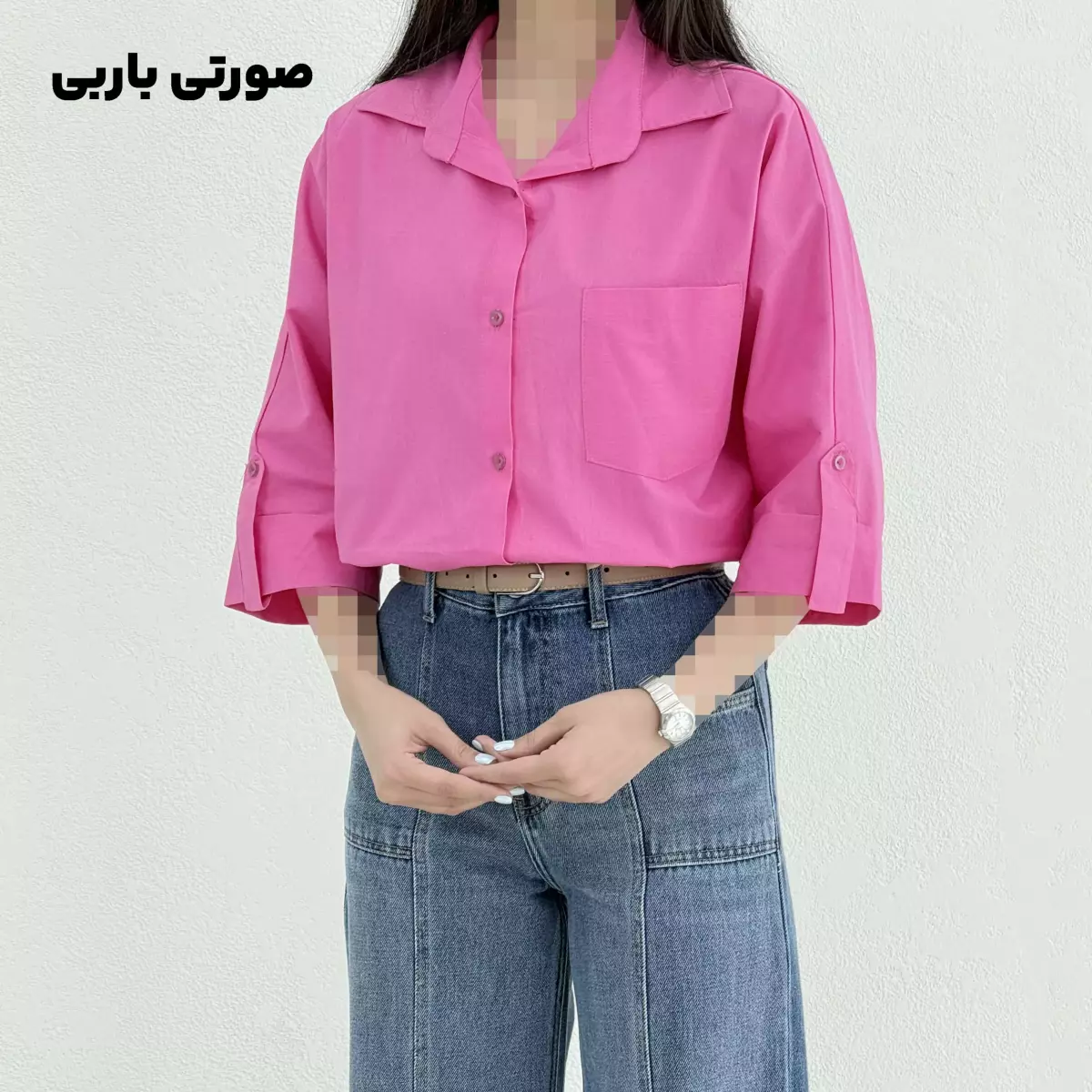 شومیز زنانه تک جیب