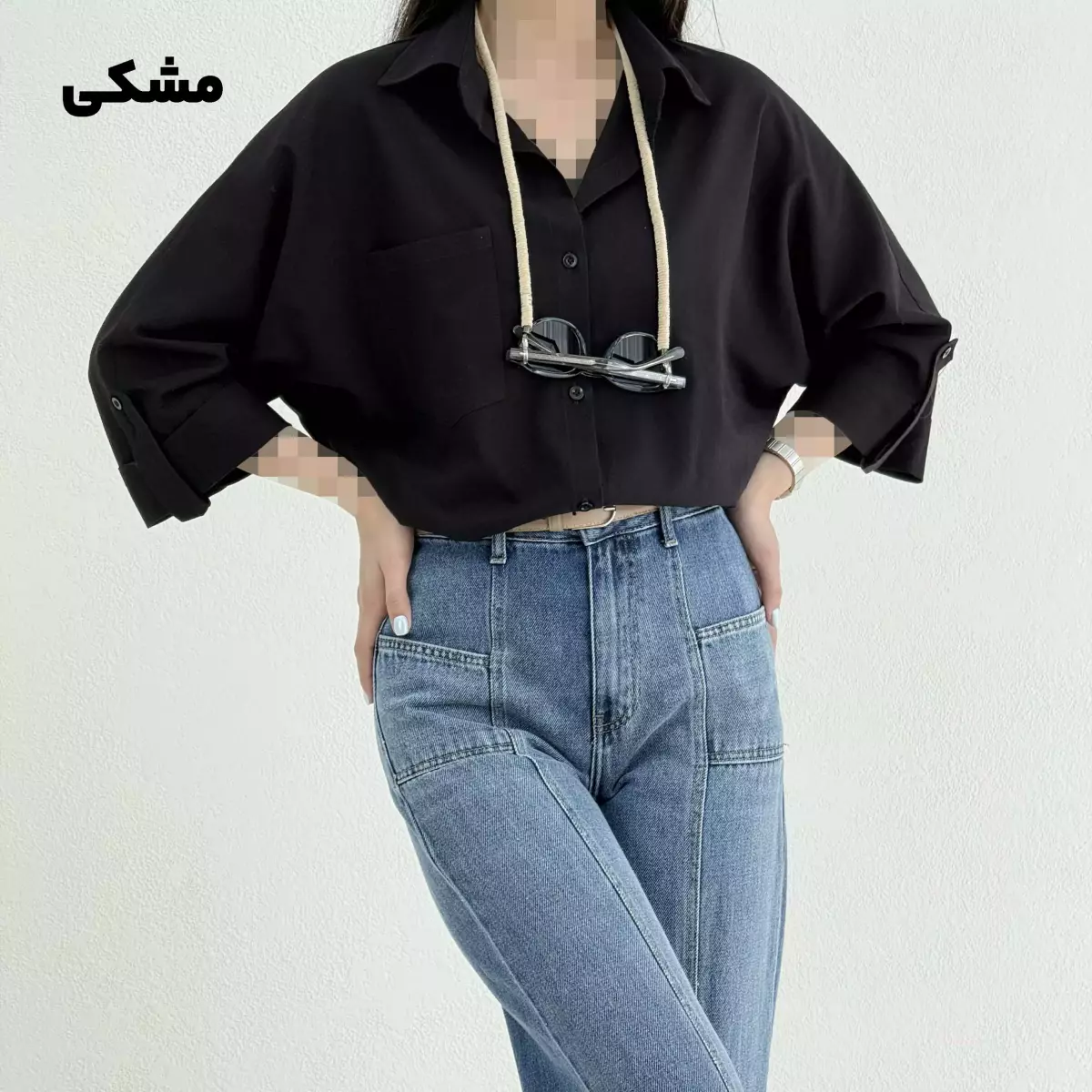 شومیز زنانه تک جیب