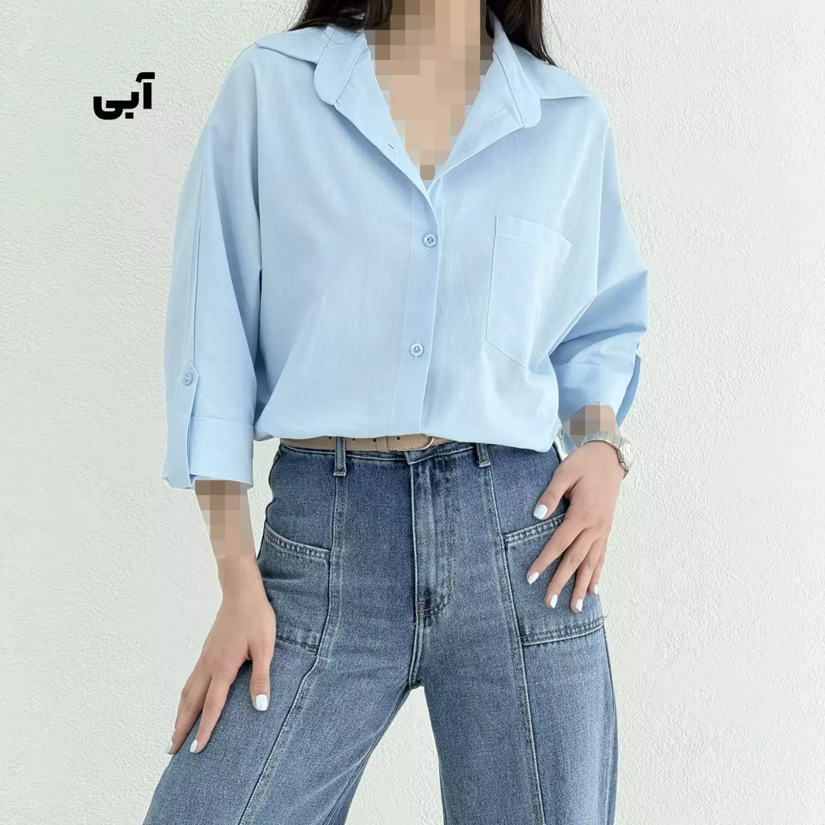 شومیز زنانه تک جیب