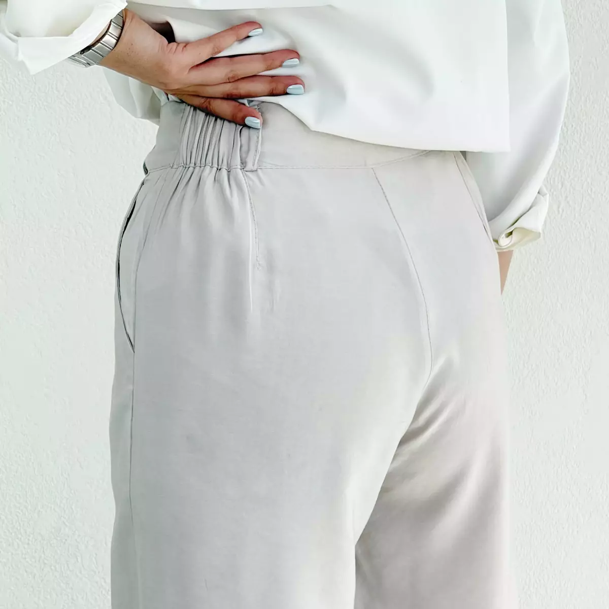 شلوار پارچه ای زنانه سیلک