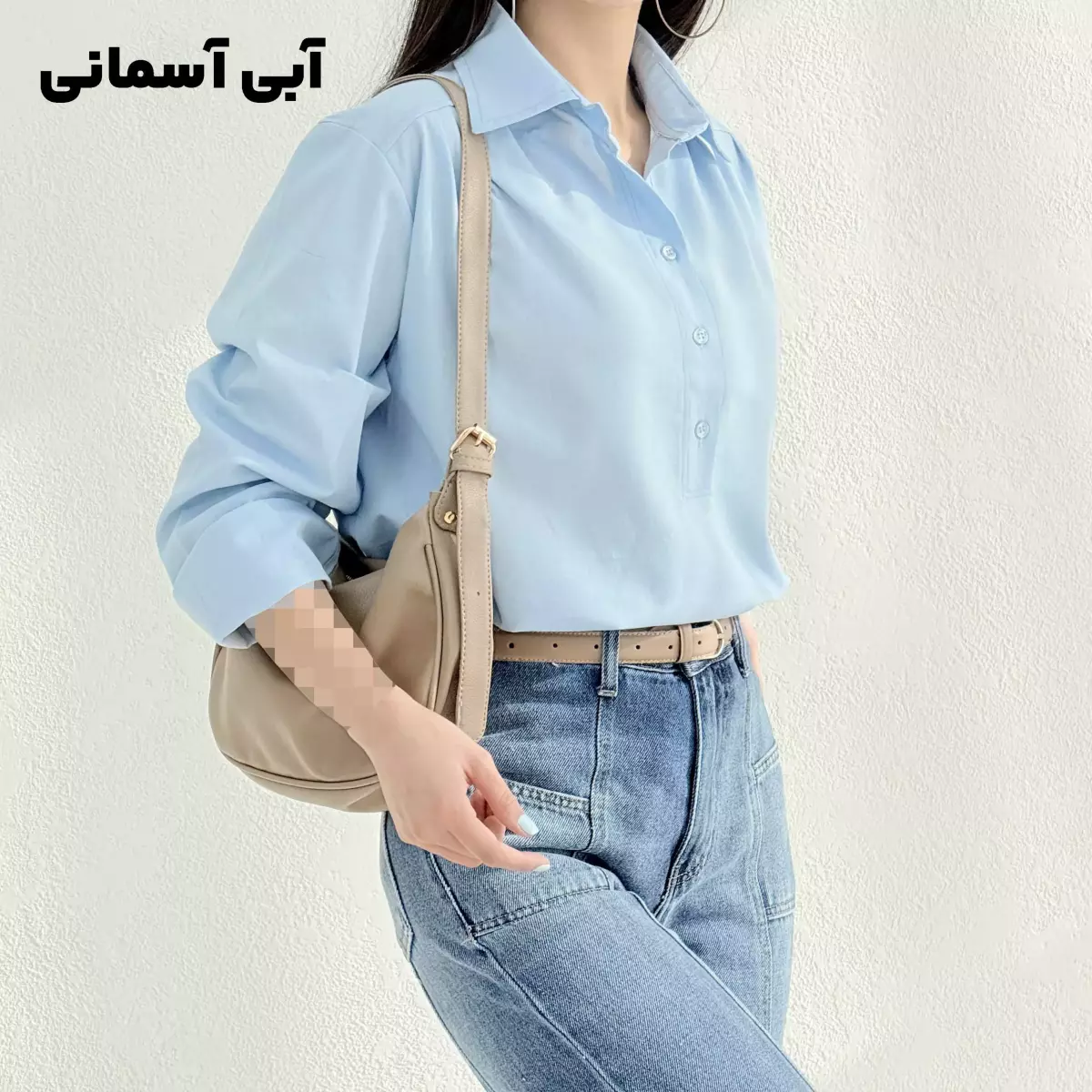 شومیز زنانه لینن سه دکمه